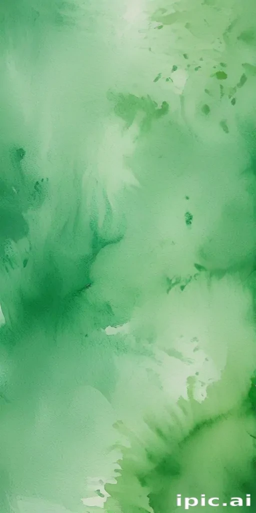 watercolor green background