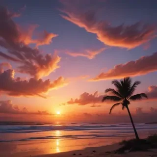 aesthetic sunset wallpaper
