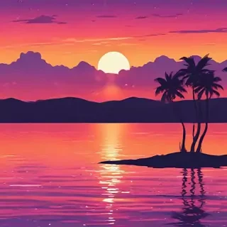 cute sunset backgrounds