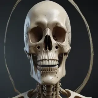 skeleton transparent