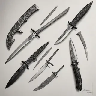 knife drawings