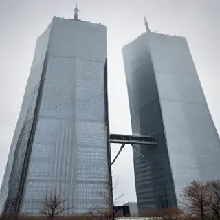 twin towers transparent