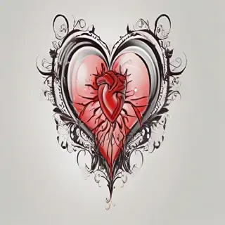 heart tattoo png