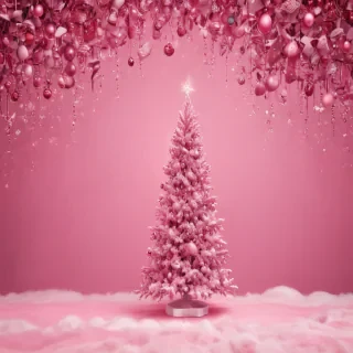 pink christmas background
