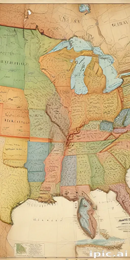map of united states of america