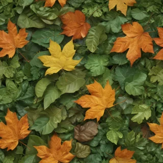 leaves no background