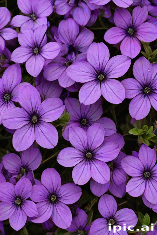 purple flowers background