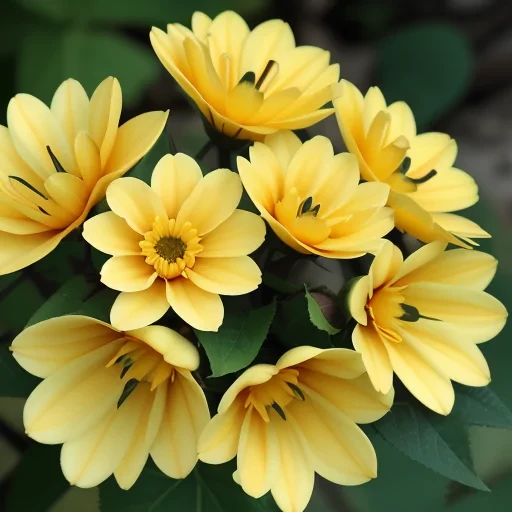 yellow flowers png