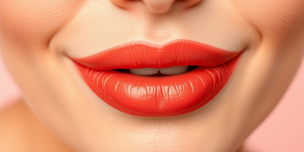 Classic coral lips with a satin finish, perfectly balanced between warm and cool tones, radiating cheerfulness and Mediterranean charm