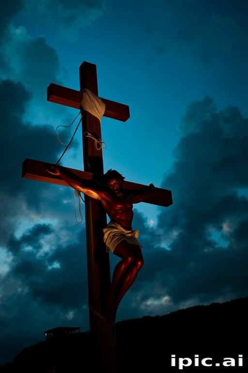 pics of jesus on the cross