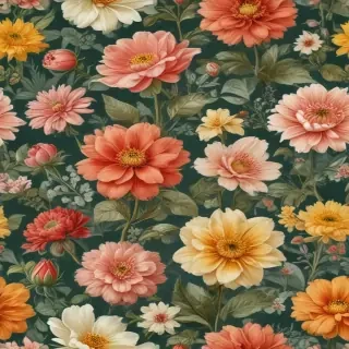 vintage flower illustration