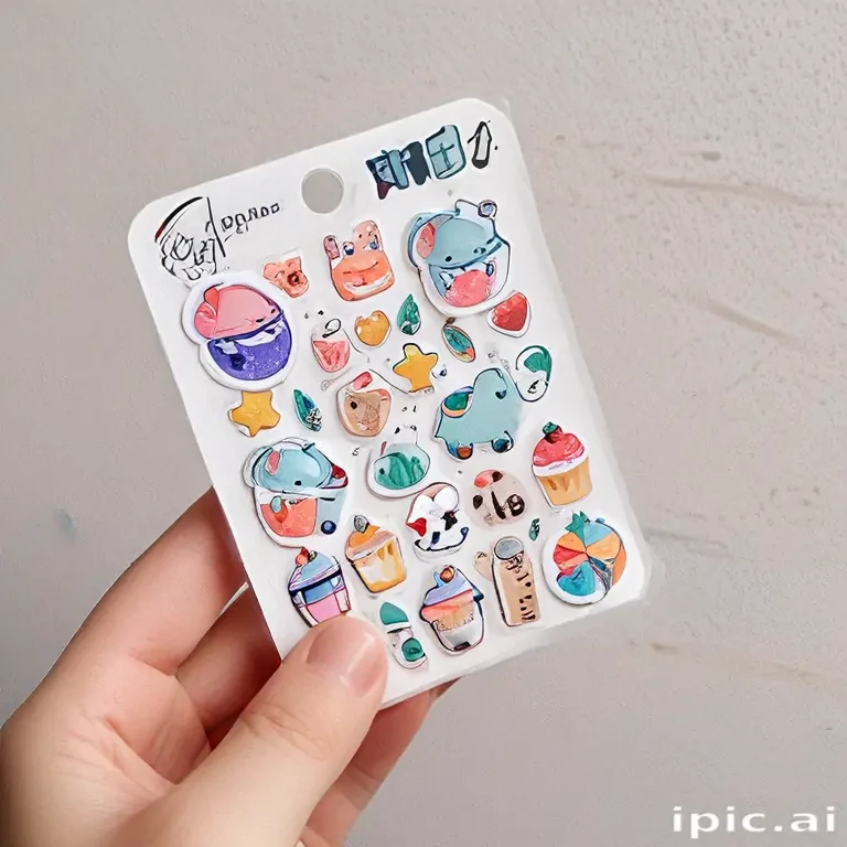 transparent cute stickers