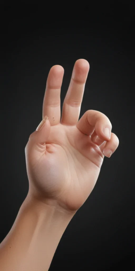 finger point png