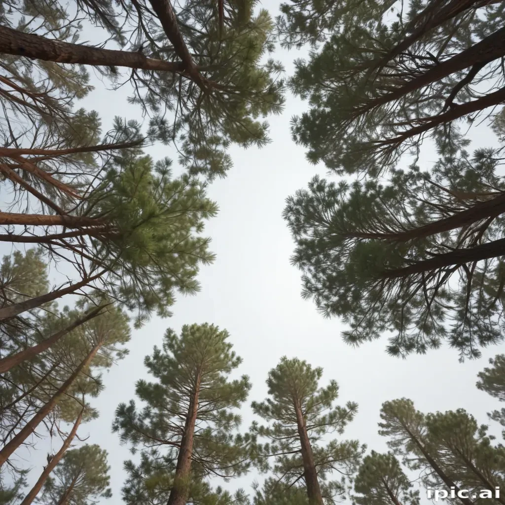 pine trees transparent background