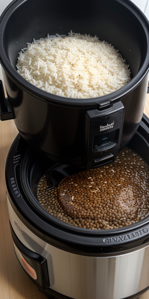 lentils in a rice cooker