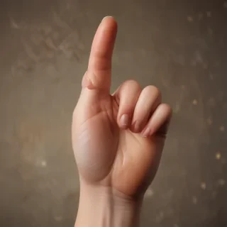 middle finger background