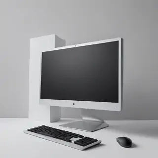 computer mockup
