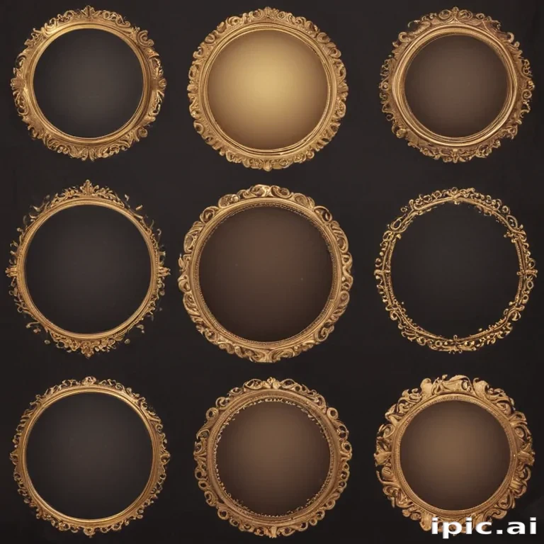 circle frame clipart