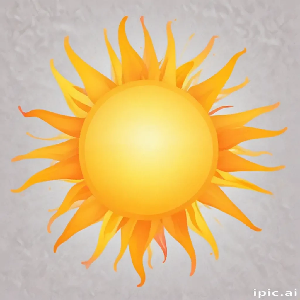 sun clipart transparent background