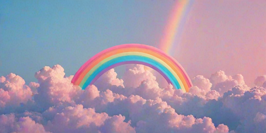 aesthetic wallpapers rainbow