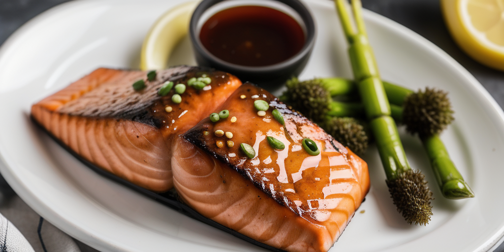 honey sriracha salmon air fryer