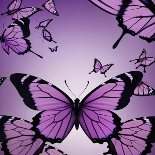 butterfly purple background