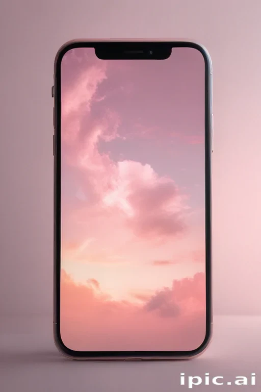 light pink phone background