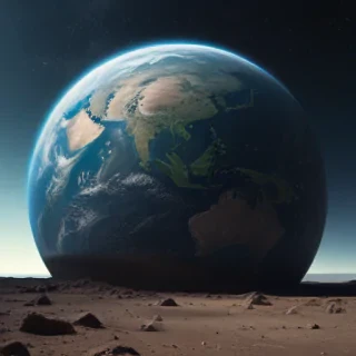 earth from space