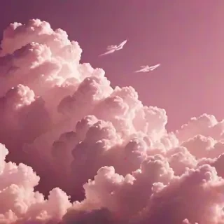 pink clouds wallpaper