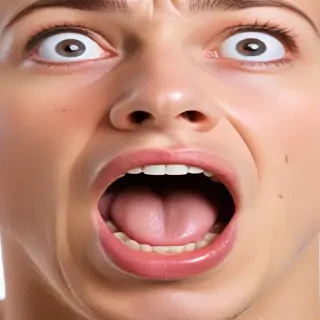 shocked face png