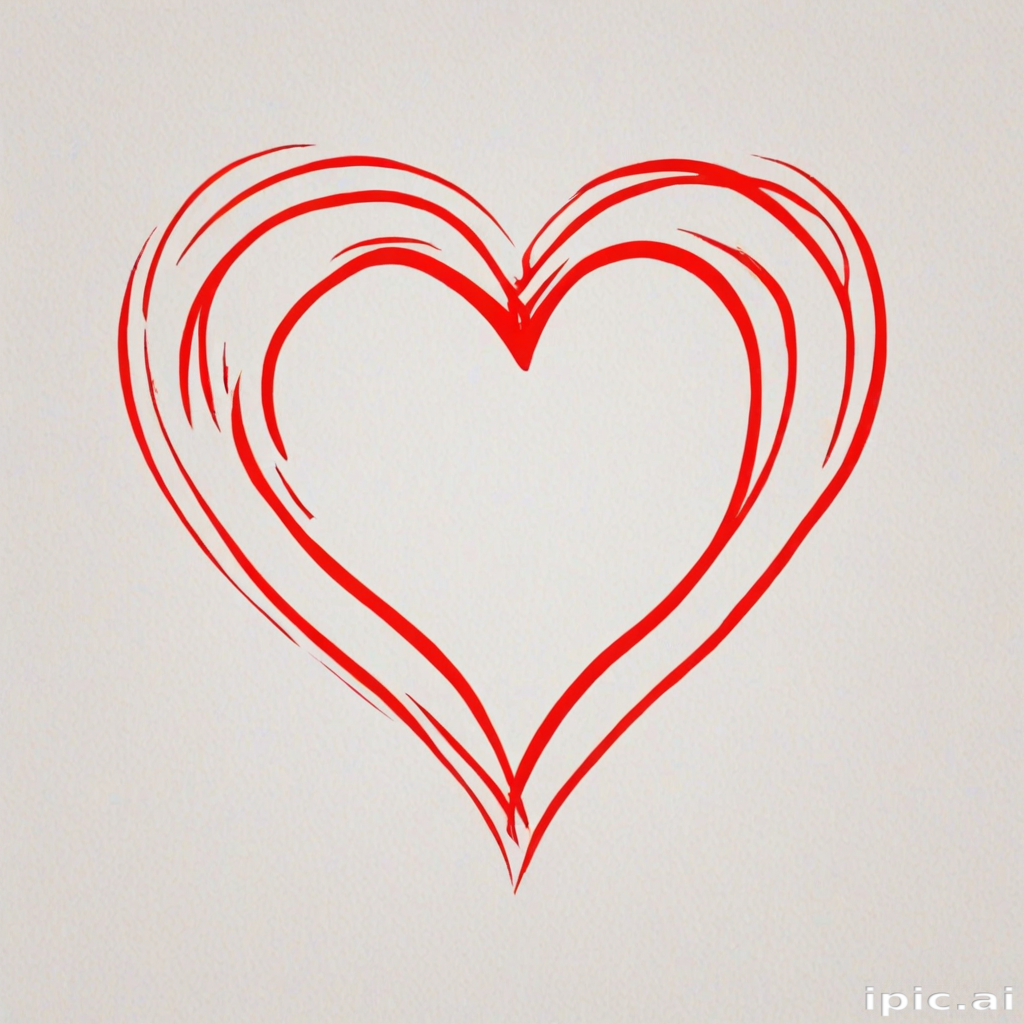 outline heart png