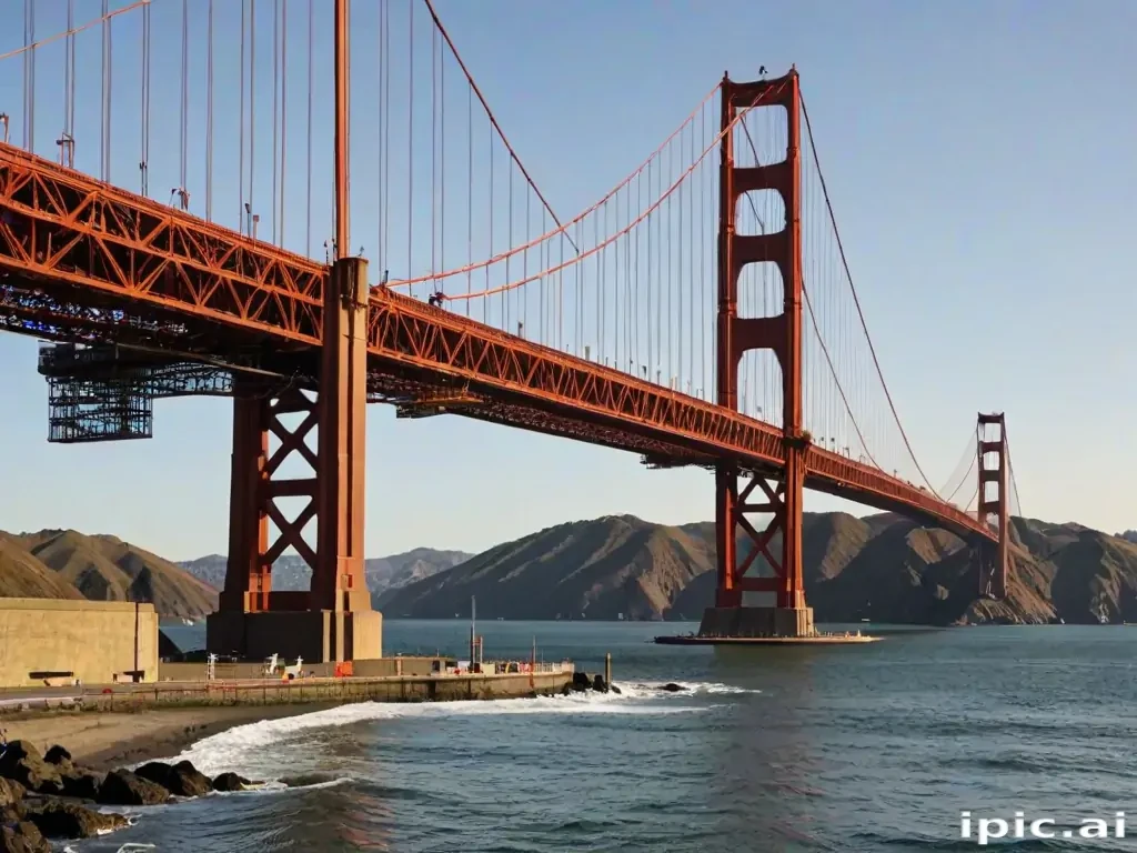 clipart golden gate bridge