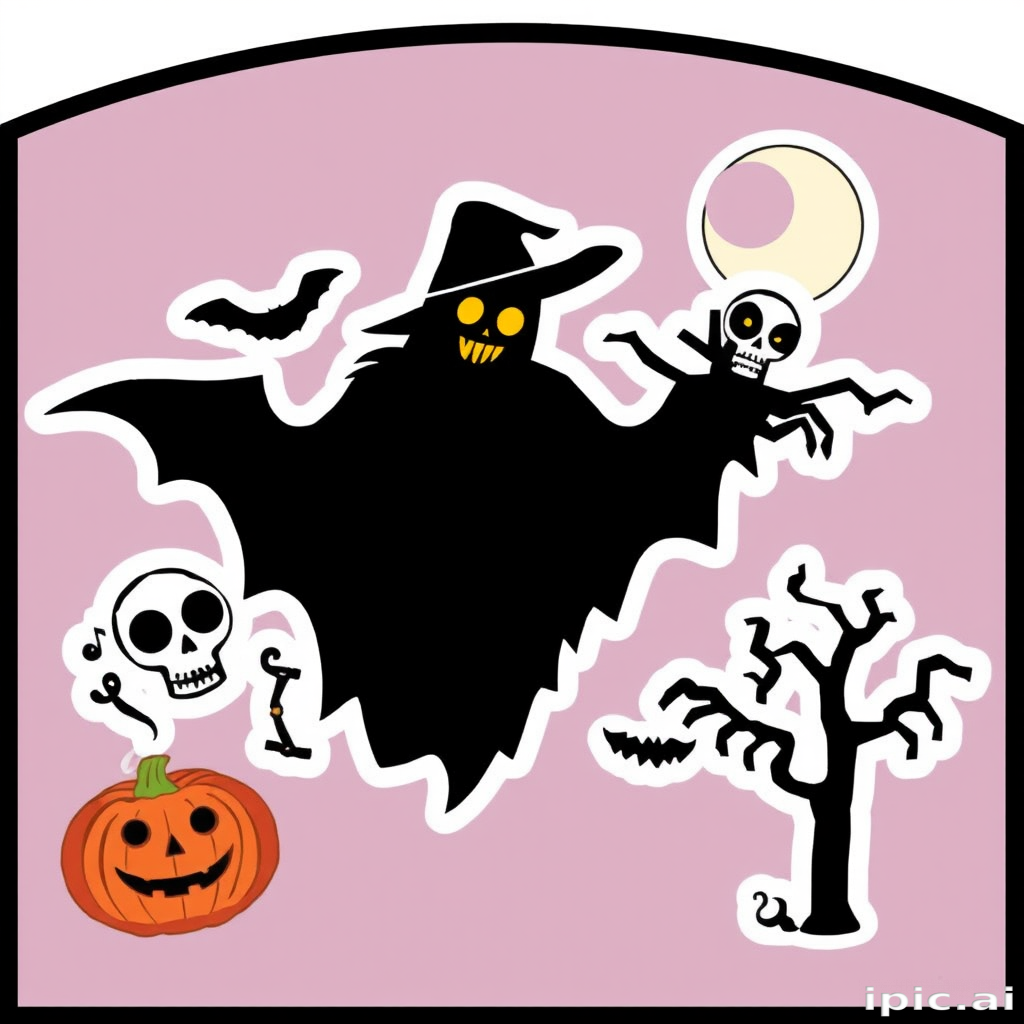 halloween stickers png