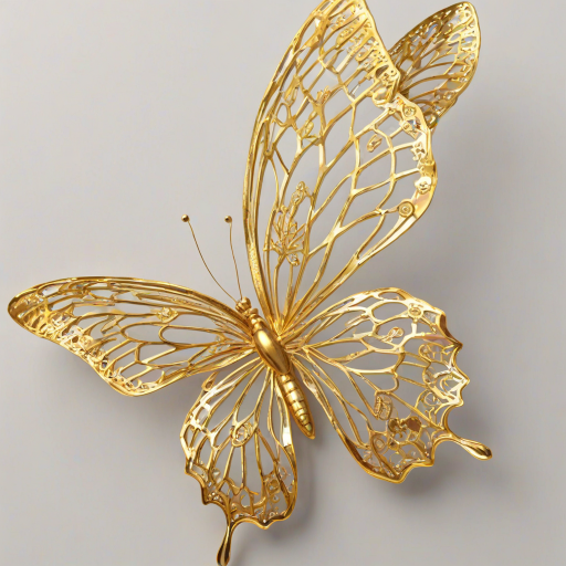 golden butterfly png