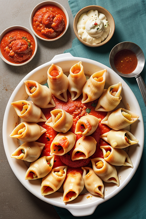 recipe for stuffed shells with meat