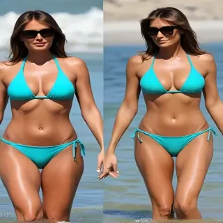 melania trump bikini