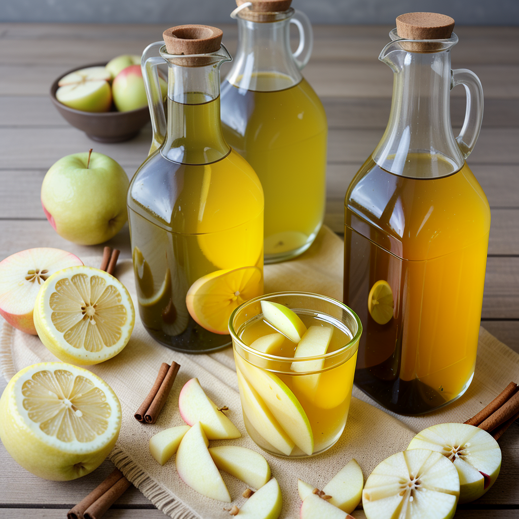 lemon and apple cider vinegar