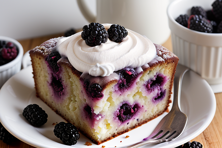 blackberry coffee cake sour cream