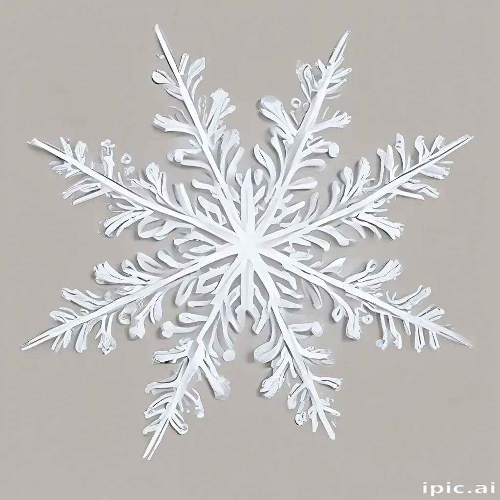 snowflake clipart free
