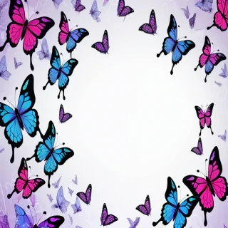 butterfly background transparent