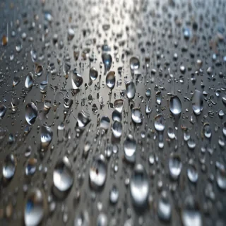 water droplets transparent