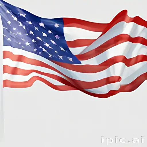 united states flag transparent