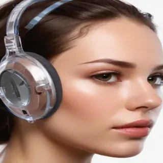 transparent headphones png