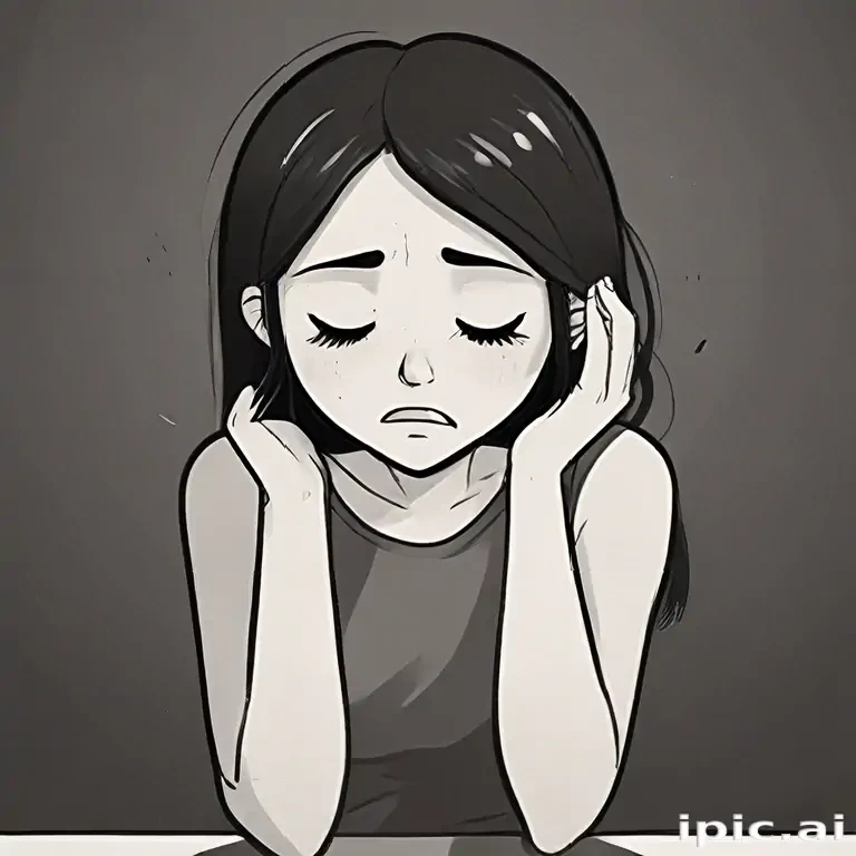 cartoon images of depression