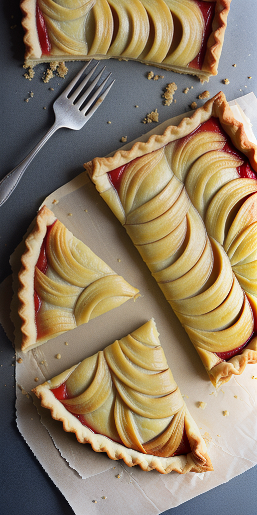 upside down puff pastry tart