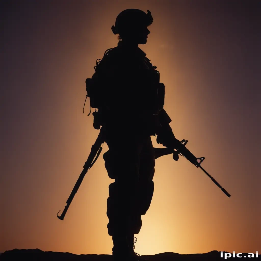 soldier silhouette png