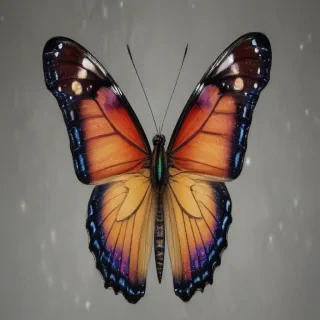 butterfly with no background