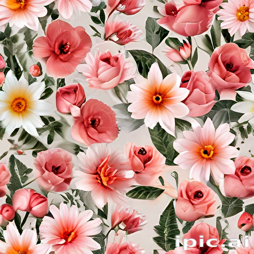 A Vibrant Floral Arrangement Featuring Various Colorful Flowers and ...
