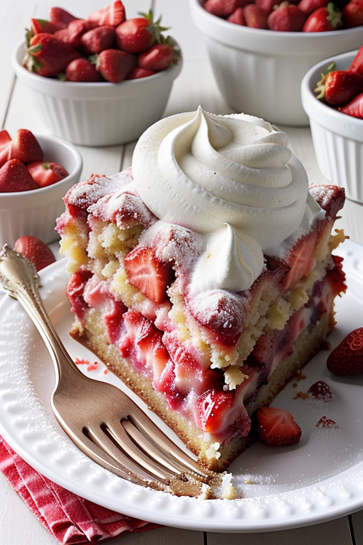 strawberry cobbler with cake mix