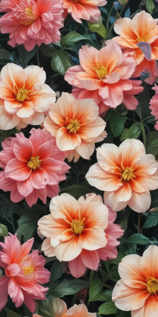 aesthetic flower painting